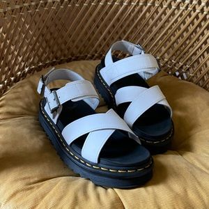 Doc Marten Women’s Sandals White Leather Voss II